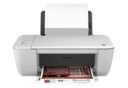 hp deskjet ink advantage 1516, impressora branca com papel em int