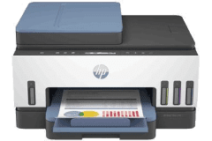 HP Smart Tank 7306 printer, gray / blue