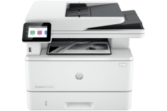 HP LaserJet Pro MFP 4101fdw printer, white/gray