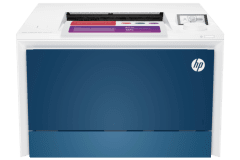 HP Color Laserjet Pro 4201dn printer, white/blue